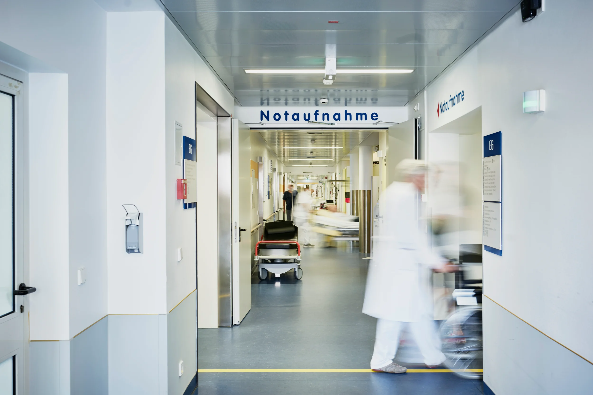 Urologische Notfälle Notaufnahme in einem Krankenhaus