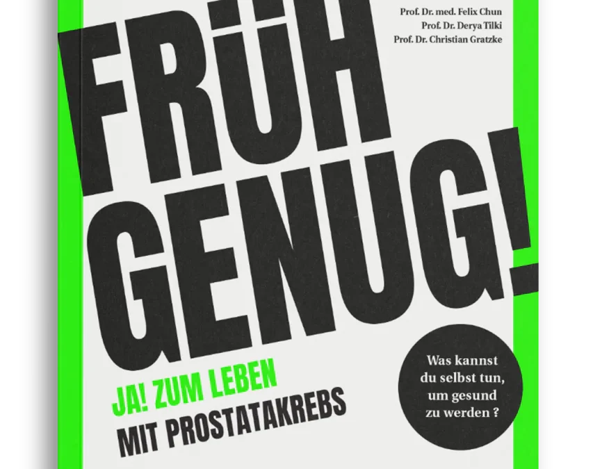 Früh genug: Ein neues Buch macht Männern mit Prostatakrebs Mut
