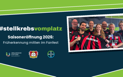Saisoneröffnung bei Bayer 04: natürlich wieder mit der Aktion #stellkrebsvomplatz